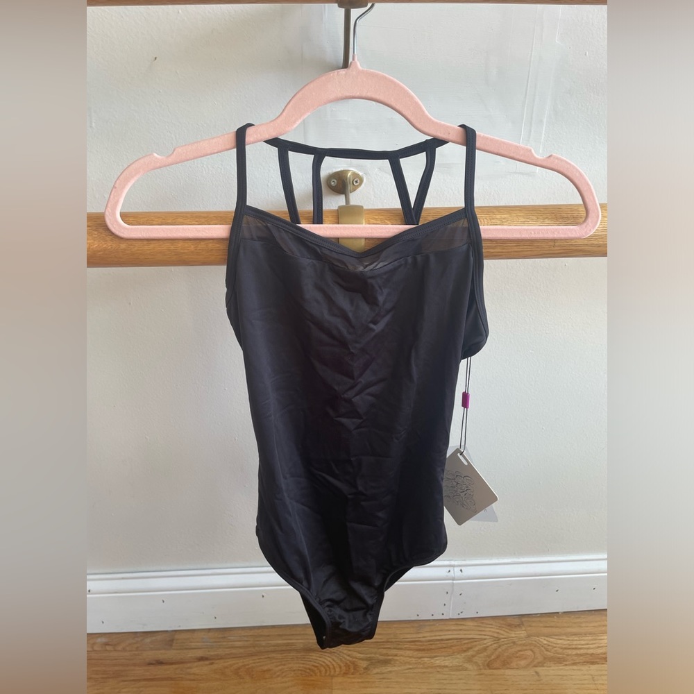 Russian Pointe Black Leotard NWT